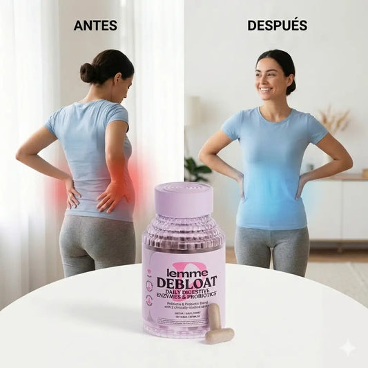 Capsulas Lemme Debloat® Deshínchate y luce increíble hoy